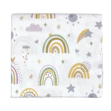 Пелюшка фланелева/байкова (Туреччина) Веселка 90/80