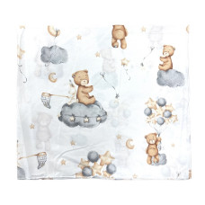 Бавовняна пелюшка Ведмедики з кулькою 90/80