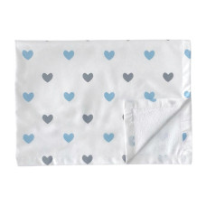 Непромокаюча пелюшка Сердечка Блакитний 100/70