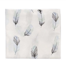 Бавовняна пелюшка Пір’їнки Блакитний 90/80