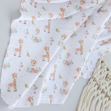 Пелюшка фланелева/байкова (Україна) Жираф хмаринка 90/80