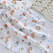 Пелюшка фланелева/байкова (Україна) Звірята Різнокольоровий 90/80