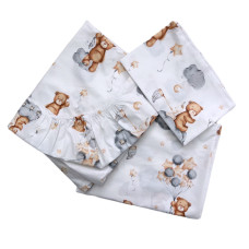 Комплект постільної білизни Ведмедик з кульками (підковдра 140*110, наволочка 40*60, простинка 120*60)