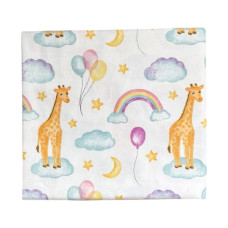 Пелюшка фланелева/байкова (Туреччина) Жирафи 90/80