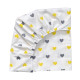 Простирадло на гумці в ліжко 120/60 Сердечка Жовтий